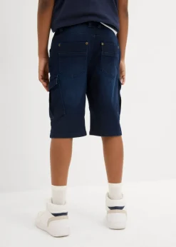 Bermudas de chándal estilo vaquero, regular fit