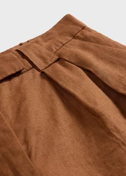 Bermudas de lino puro