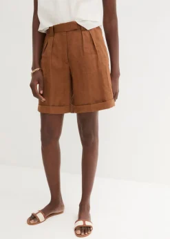 Bermudas de lino puro