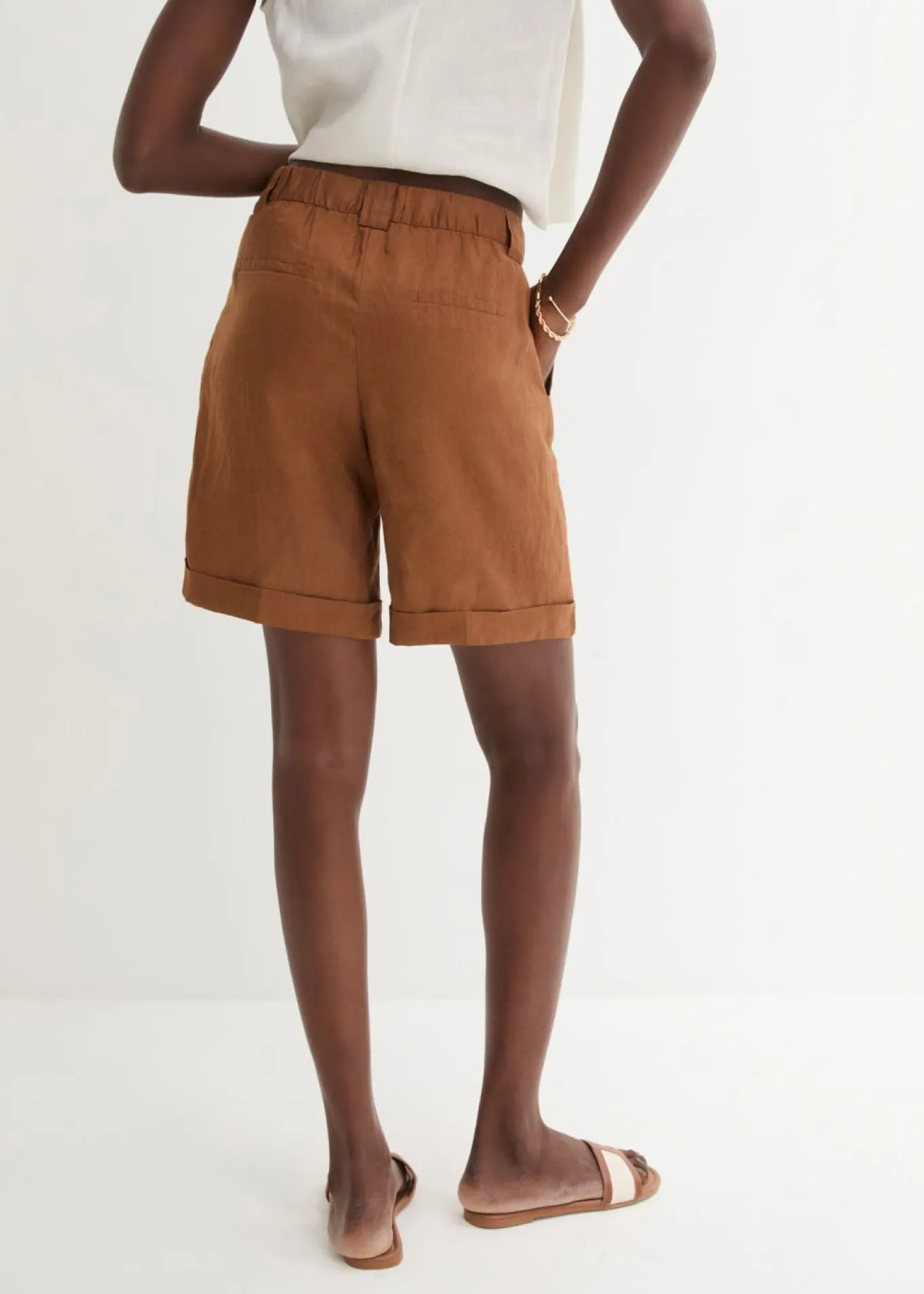 Bermudas de lino puro