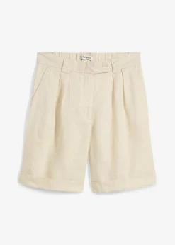 Bermudas de lino puro