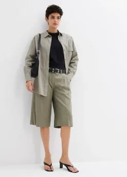Bermudas de lyocell fluido