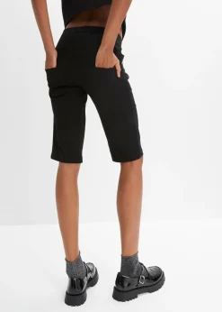 Bermudas de mezcla de algodón elástico