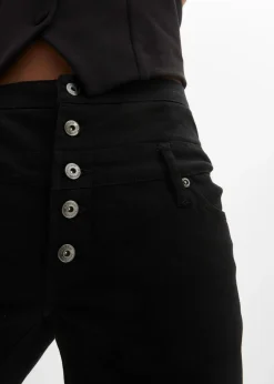 Bermudas de mezcla de algodón elástico