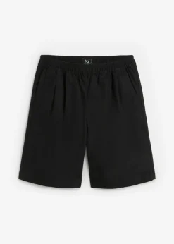Bermudas de mezcla de lino y algodón