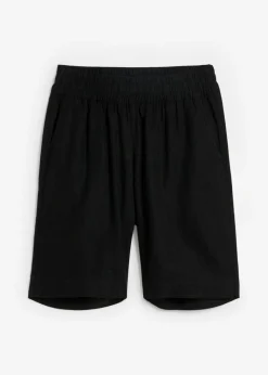Bermudas de mezcla de lino y viscosa