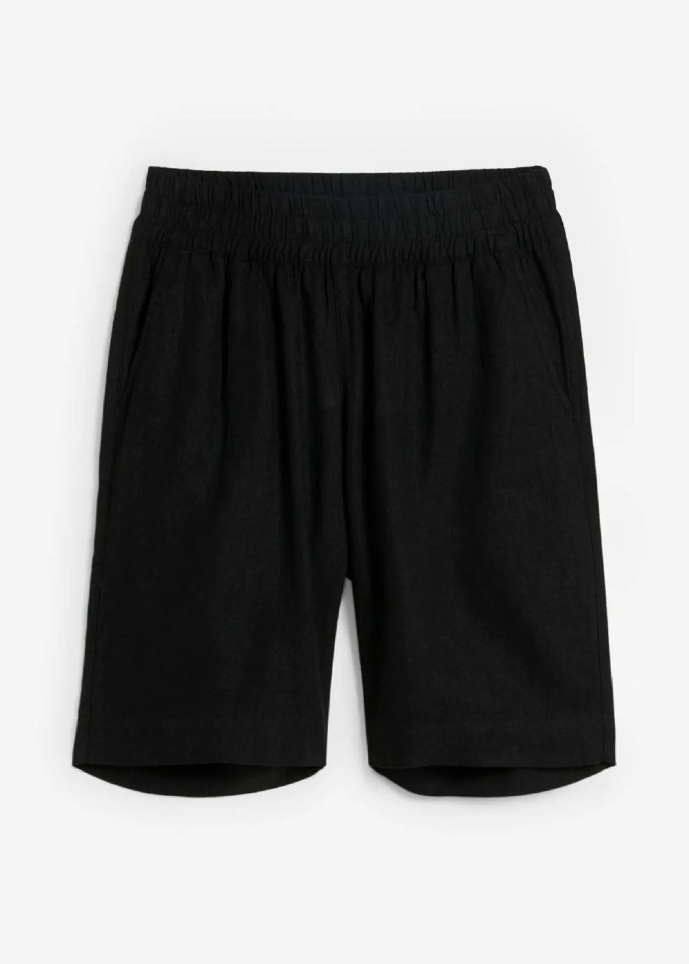 Bermudas de mezcla de lino y viscosa