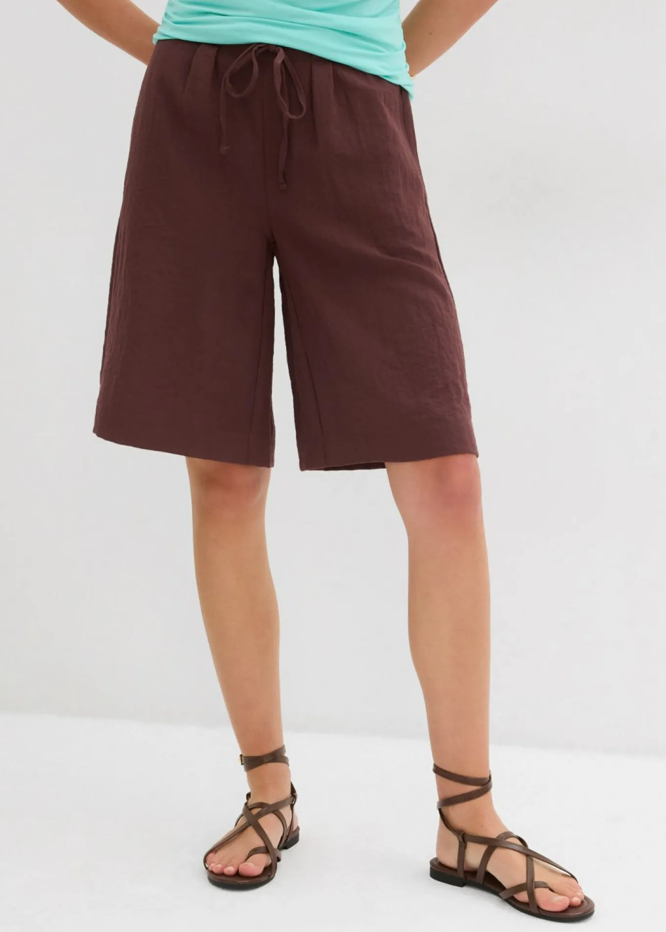 Bermudas de mezcla de viscosa fluida