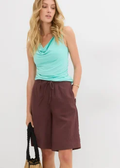 Bermudas de mezcla de viscosa fluida