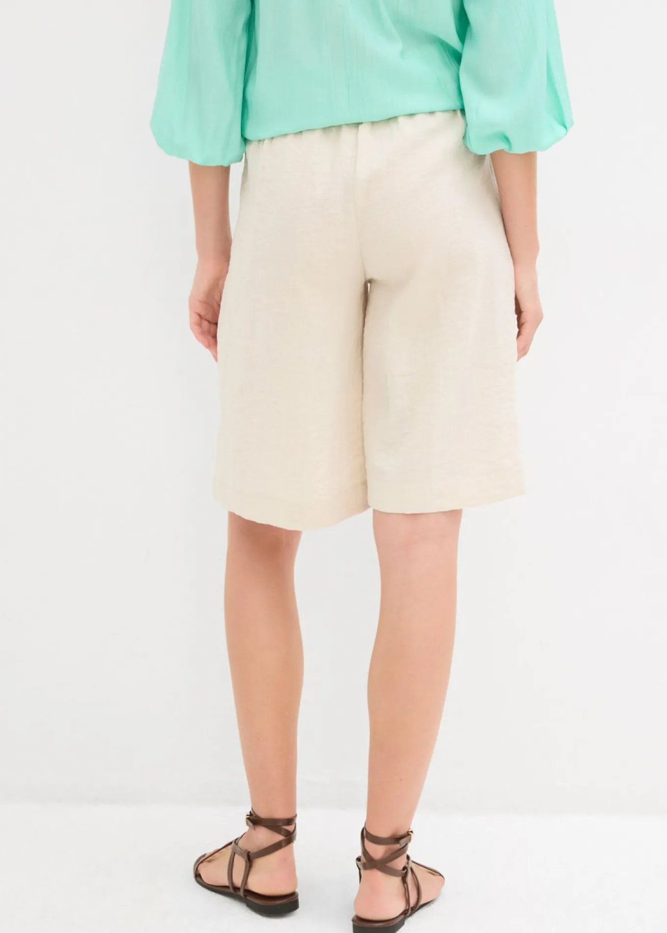 Bermudas de mezcla de viscosa fluida