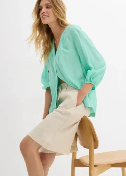 Bermudas de mezcla de viscosa fluida