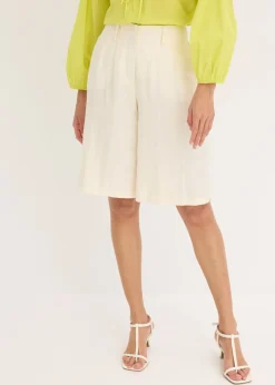 Bermudas de mezcla de viscosa suave