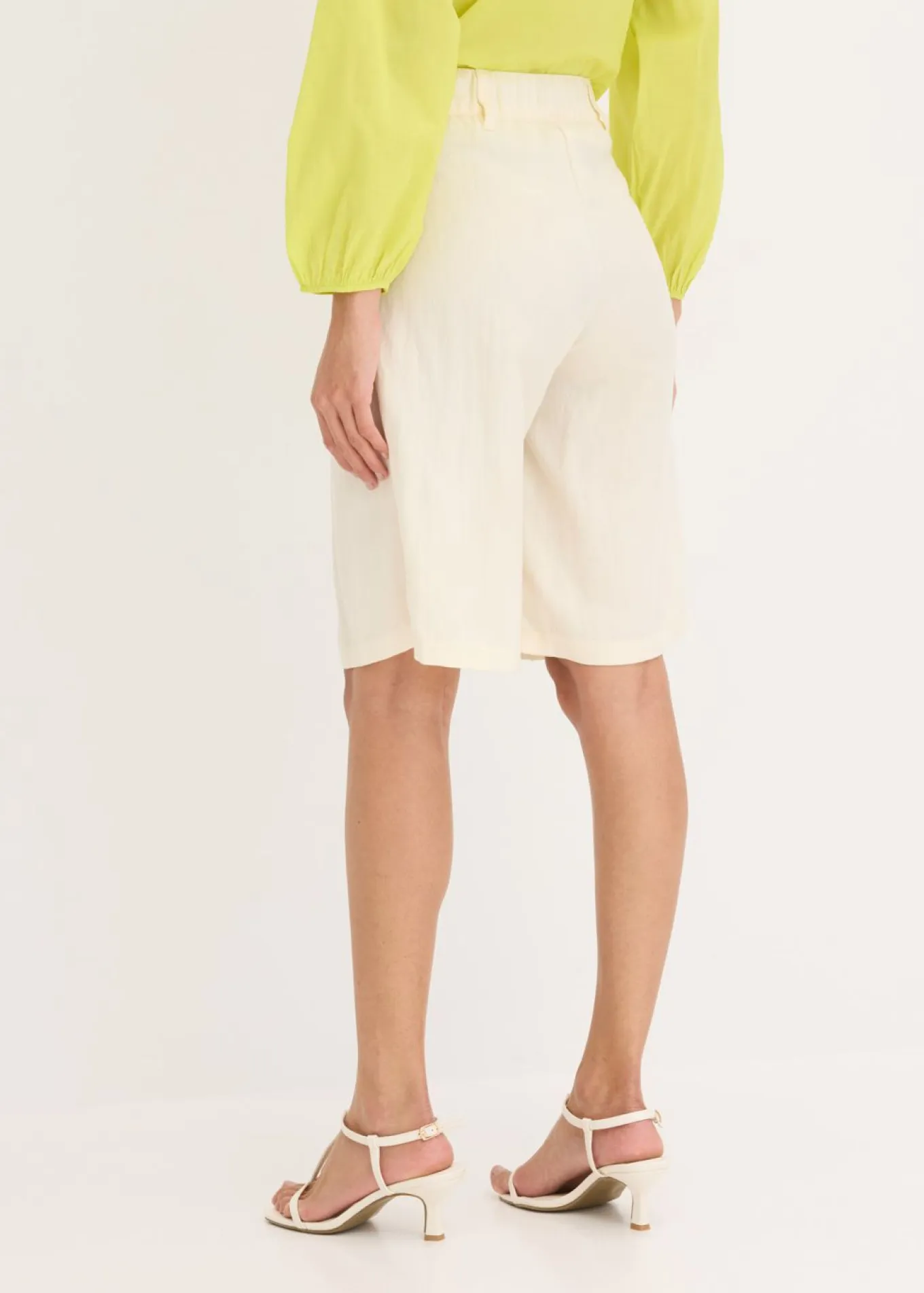 Bermudas de mezcla de viscosa suave