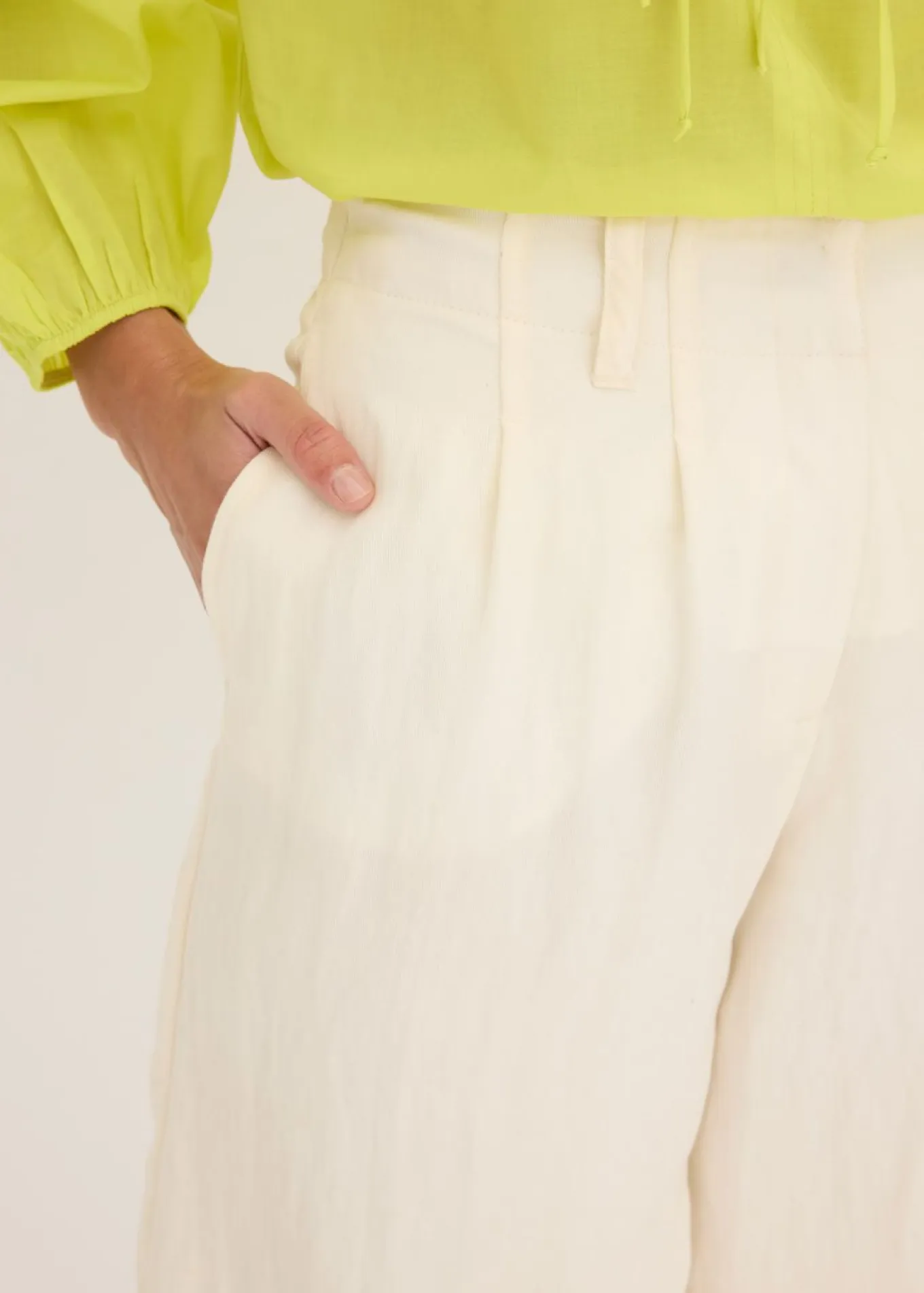 Bermudas de mezcla de viscosa suave