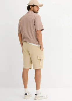 Bermudas de muselina ligera con corte regular