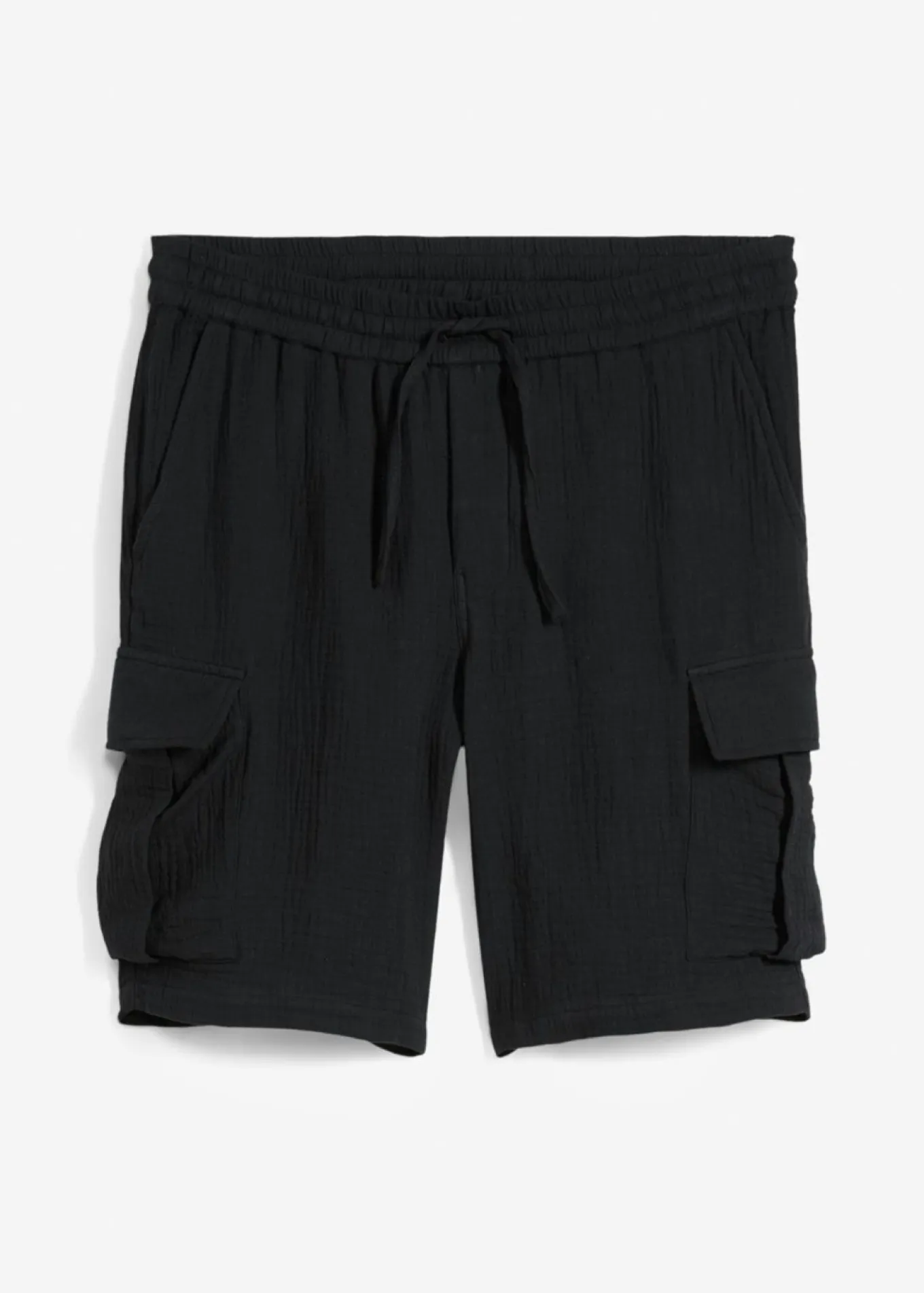 Bermudas de muselina ligera con corte regular