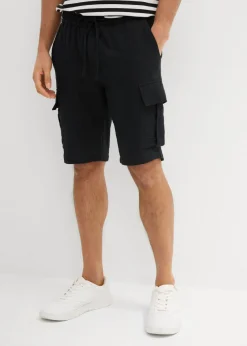 Bermudas de muselina ligera con corte regular