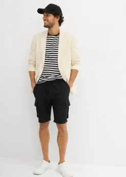 Bermudas de muselina ligera con corte regular