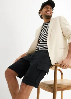 Bermudas de muselina ligera con corte regular