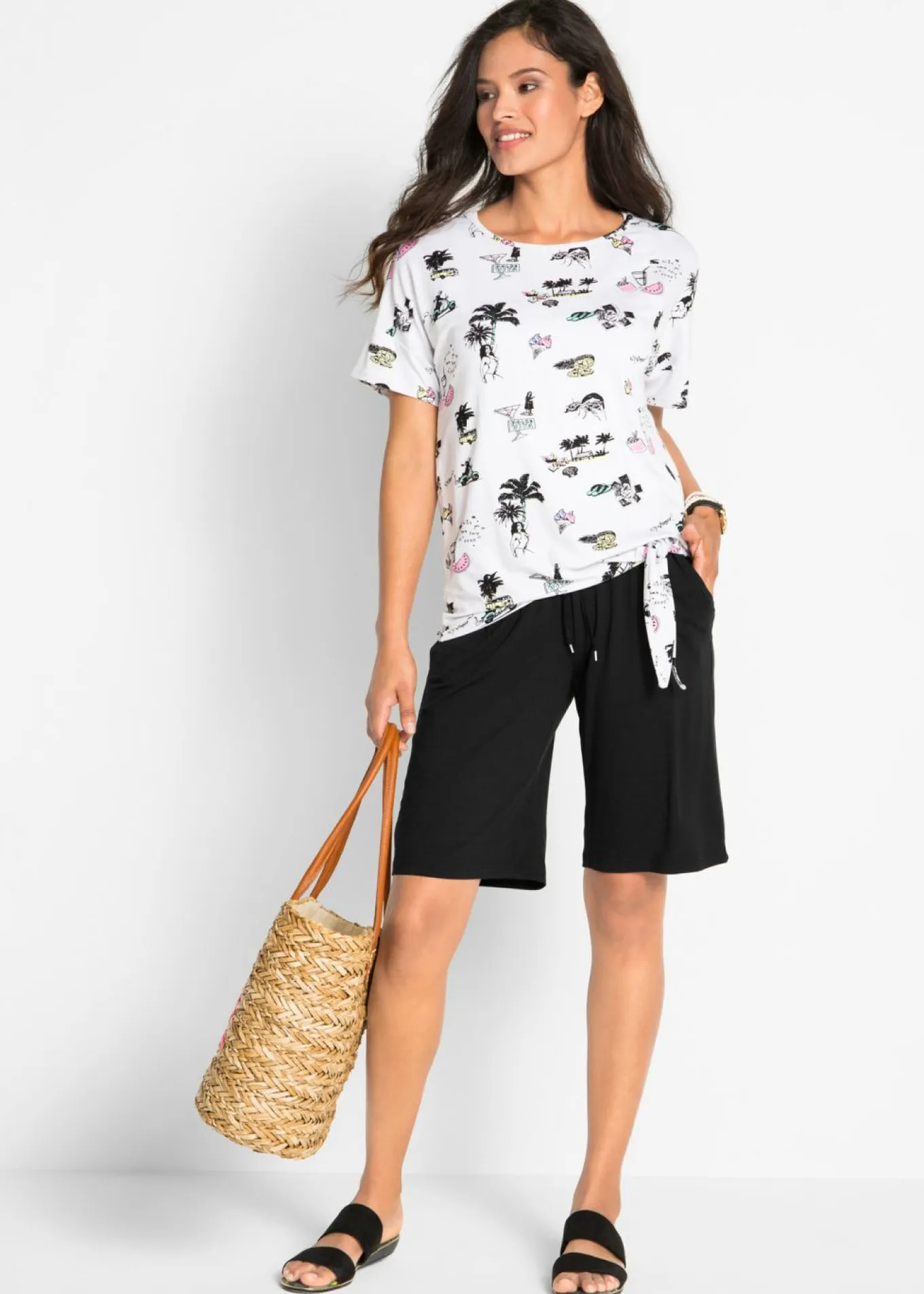 Bermudas de punto