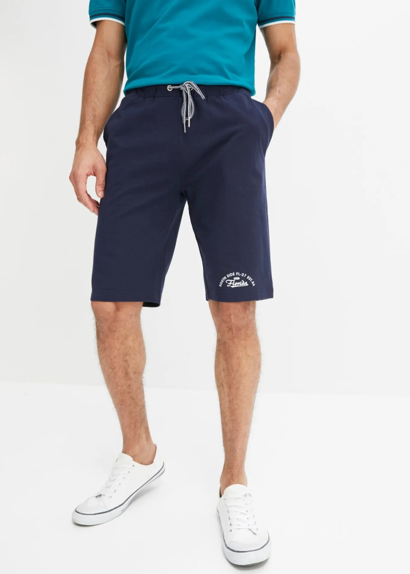 Bermudas de punto de algodón orgánico puro