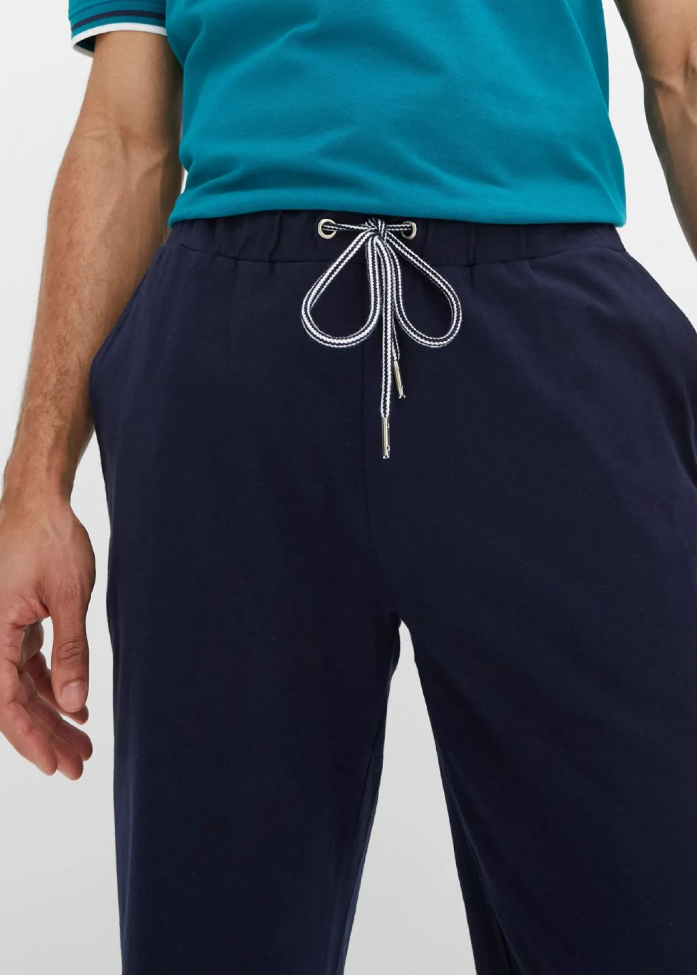 Bermudas de punto de algodón orgánico puro
