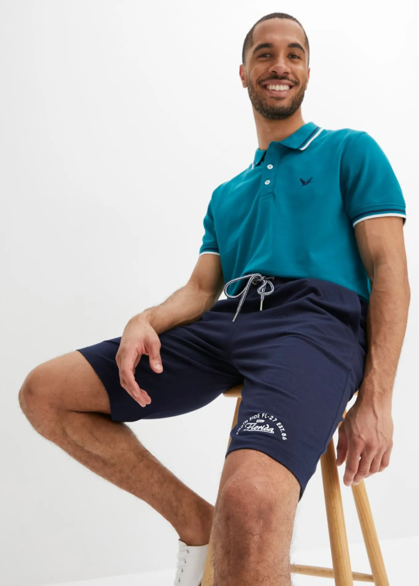 Bermudas de punto de algodón orgánico puro
