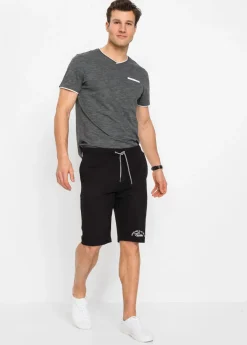 Bermudas de punto de algodón orgánico puro