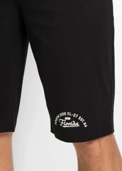Bermudas de punto de algodón orgánico puro