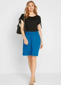 Bermudas de punto de mezcla de viscosa