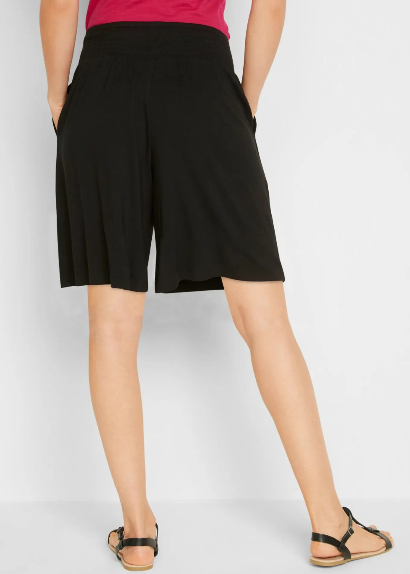 Bermudas de punto de mezcla de viscosa