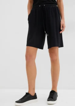Bermudas de punto de viscosa fluida