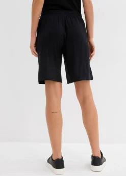 Bermudas de punto de viscosa fluida