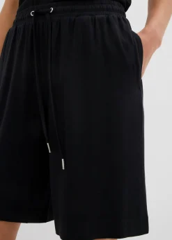 Bermudas de punto de viscosa fluida