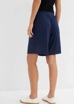 Bermudas de punto de viscosa fluida