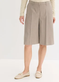 Bermudas de raya diplomática con pinzas