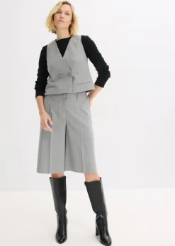 Bermudas de raya diplomática con pinzas