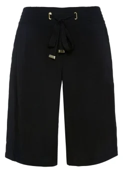 Bermudas de viscosa con cinturón