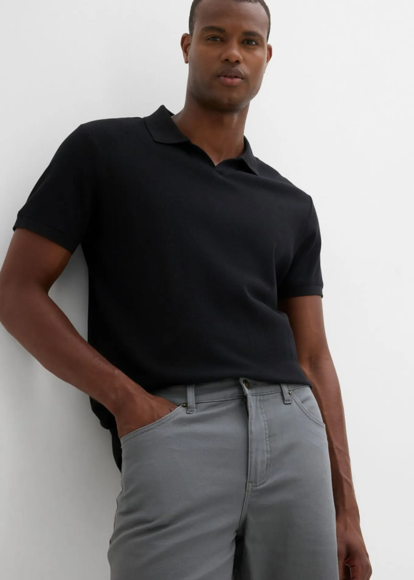 Bermudas elásticas, classic fit