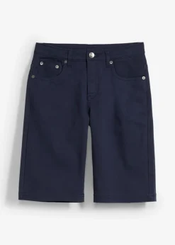 Bermudas elásticas con cinturilla ajustable y corte regular
