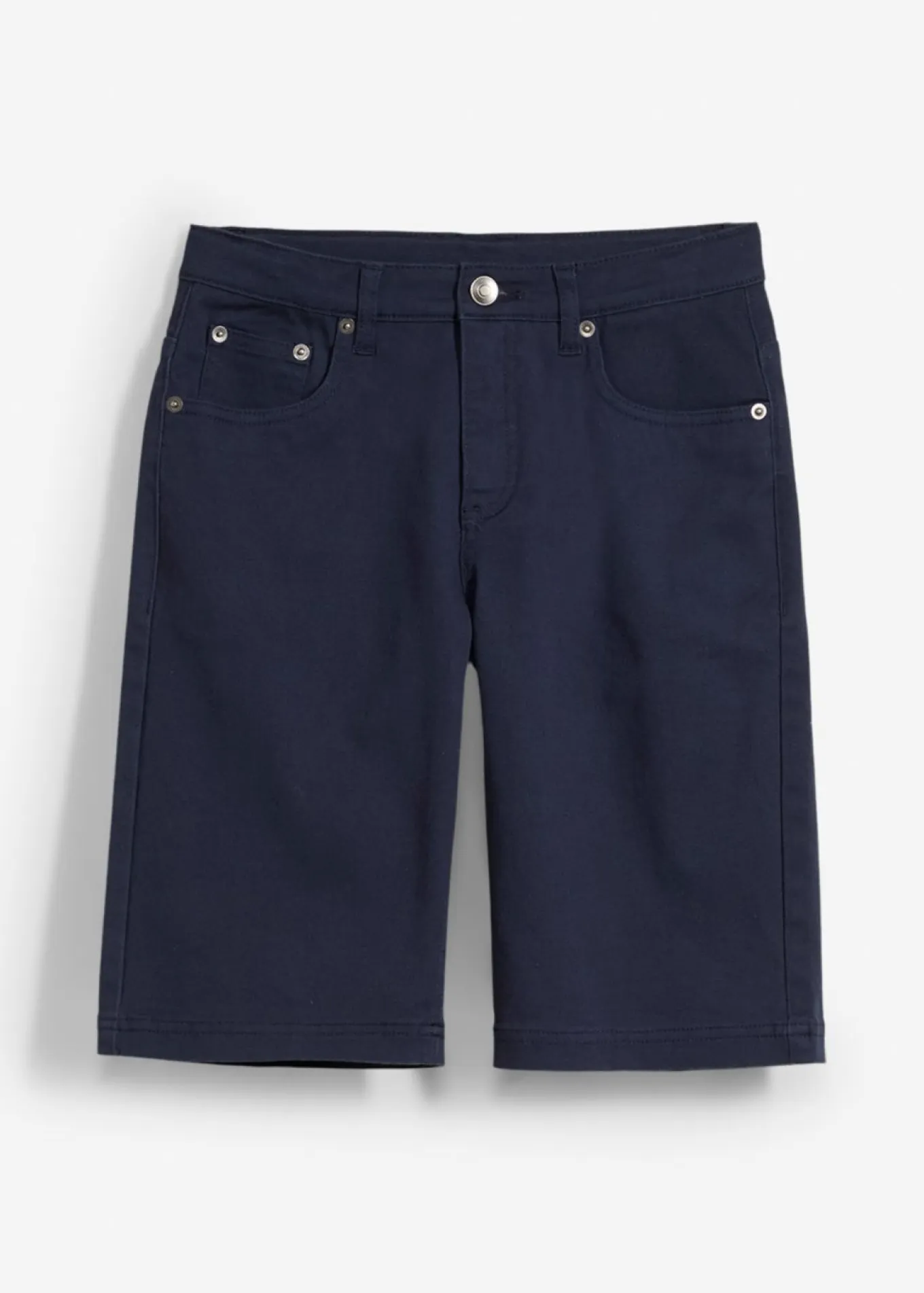 Bermudas elásticas con cinturilla ajustable y corte regular