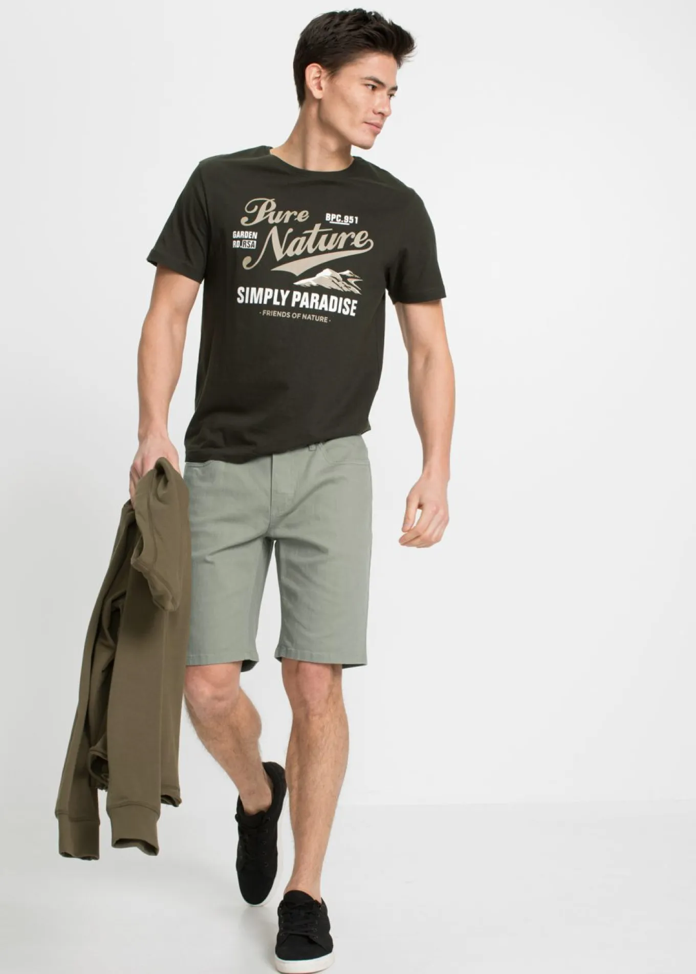 Bermudas elásticas con corte regular (2 unidades)