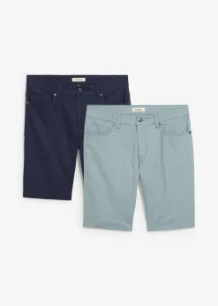 Bermudas elásticas con corte regular (2 unidades)