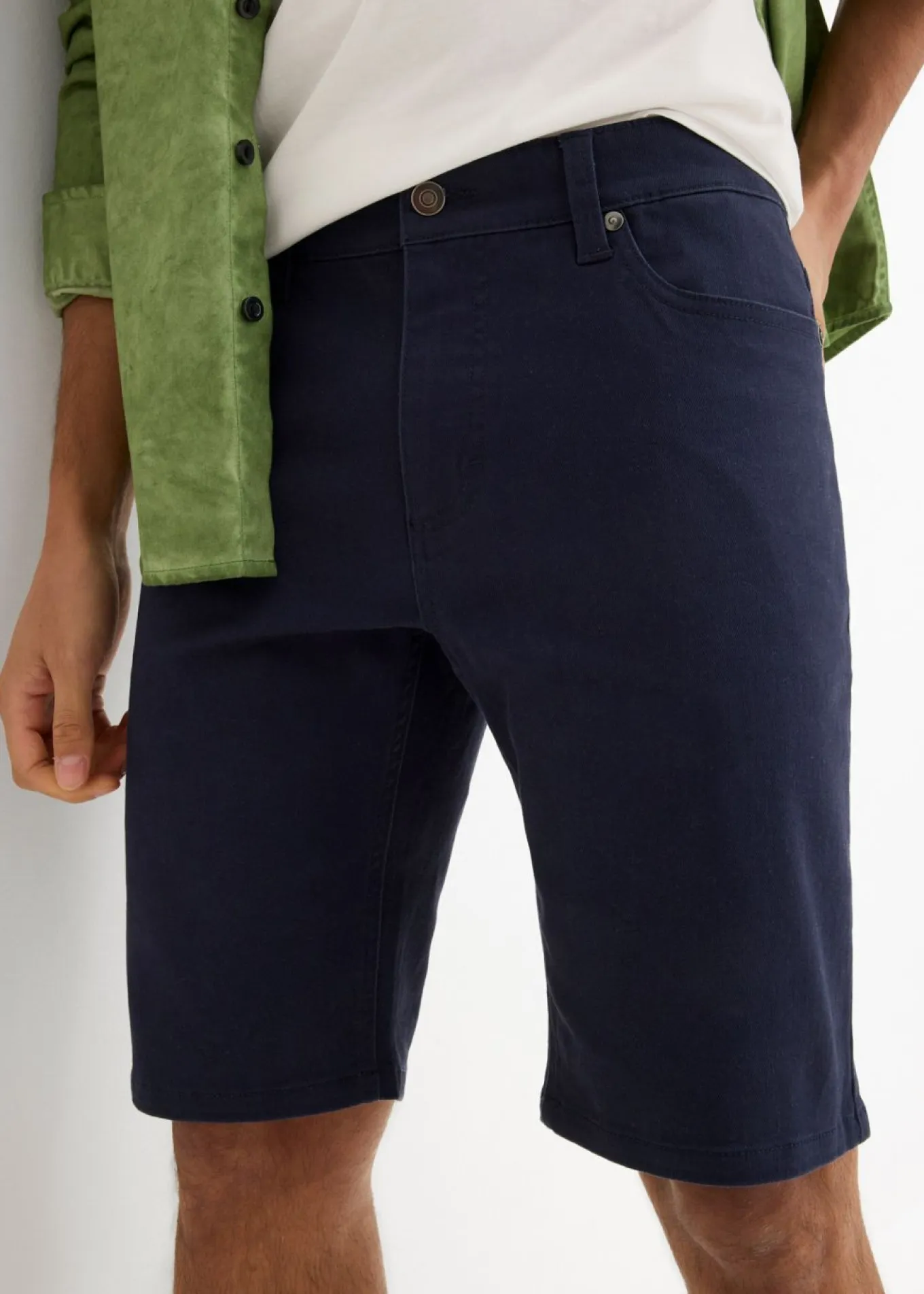 Bermudas elásticas con corte regular (2 unidades)