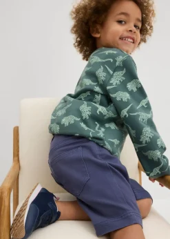 Bermudas elásticas con corte regular