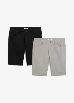 Bermudas elásticas con corte regular (2 unidades)