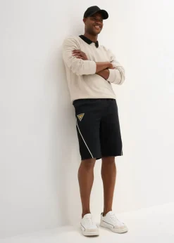 Bermudas elásticas sin cierre con corte holgado
