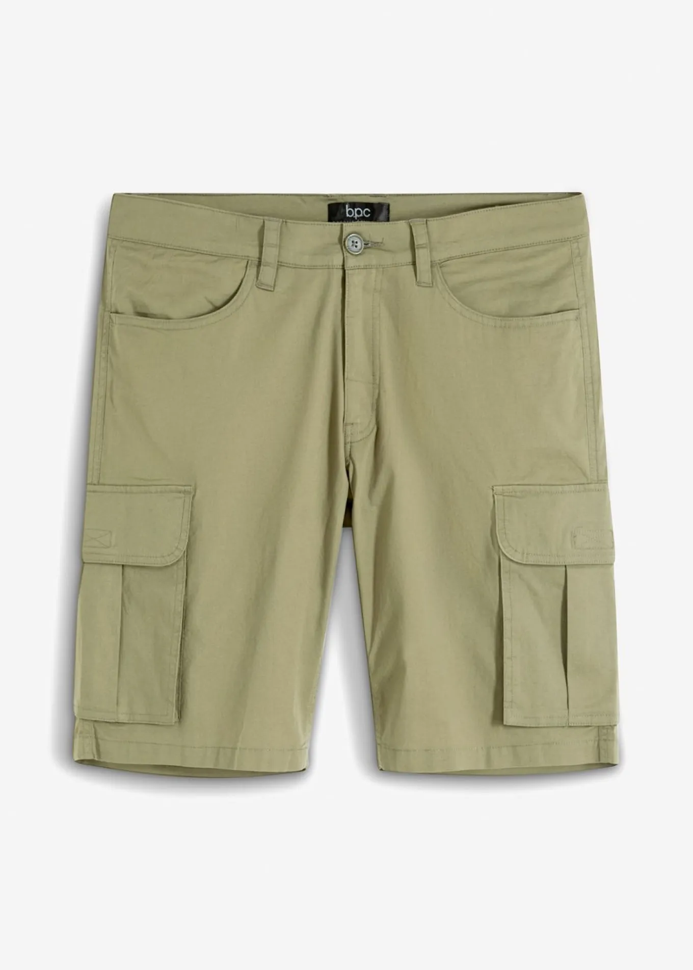 Bermudas elásticas tipo cargo con corte regular