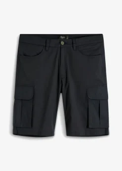 Bermudas elásticas tipo cargo con corte regular