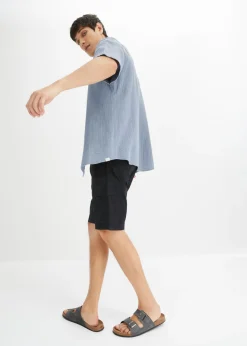 Bermudas elásticas tipo cargo con corte regular